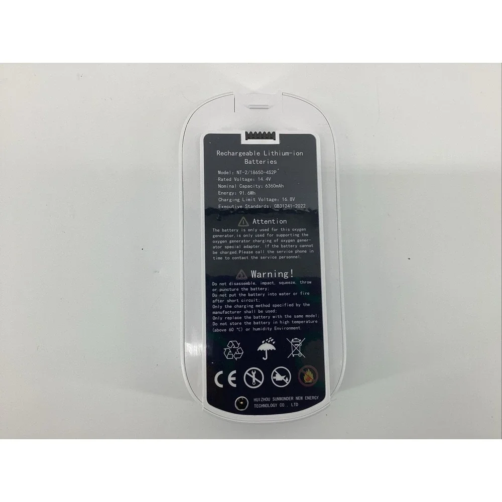 Original Rechargeable 8 Cell Battery for Oxygen Machine NT-02 NT-2 Varon